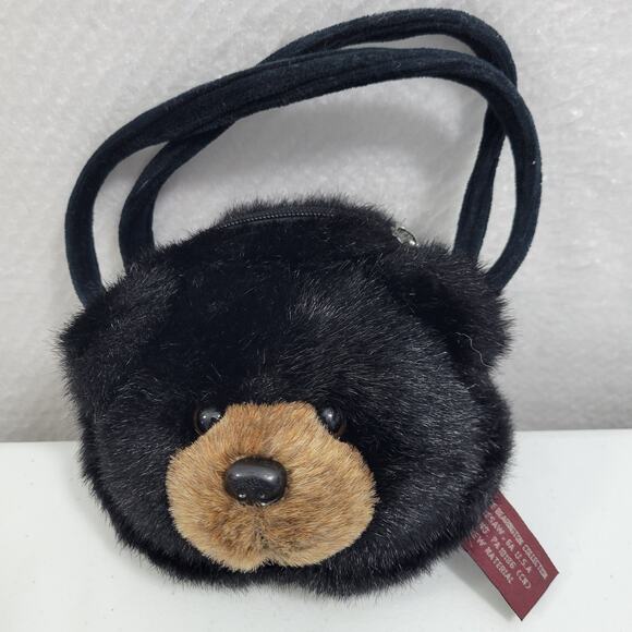 Bearington Collection Bear Purse Black Bear Tote Small 52724-3PL5 - Picture 2 of 6